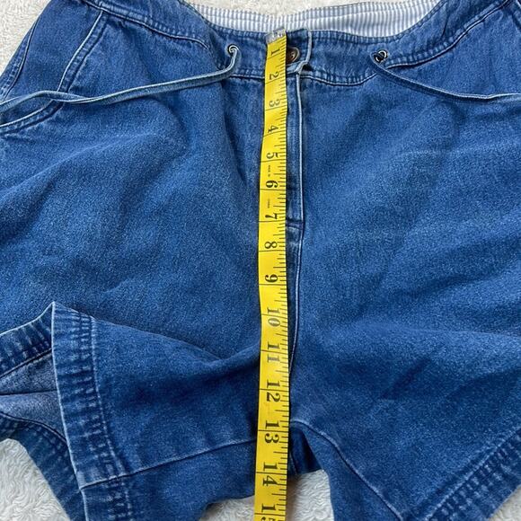 Westbound 100% cotton drawstring waist denim cargo shorts, size 16 - Picture 5 of 9